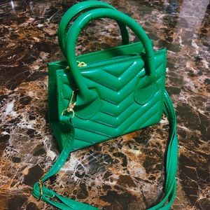 Green mini handbag